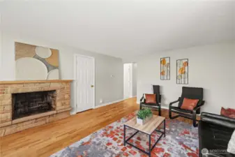 Wood Burning Fireplace