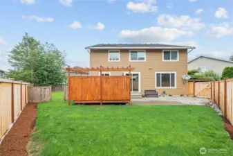Love this 2 story living room-virtually staged to show how big this room is!