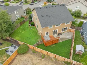 Nice drone shot shows how this home is laid out!