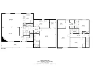 This is the floor plan for the entire home.