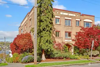 Situated on a corner lot only blocks from Lake Union