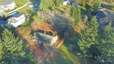 Partially Fenced Lot surrounded by newer homes