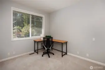 One of three bedrooms.