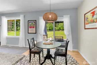Breakfast nook.