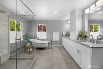 Spa like primary bath