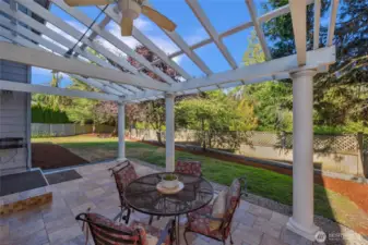Covered back patio