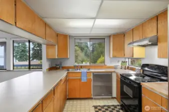 Plenty of counter space in your new Kitchen.