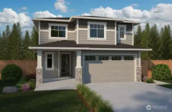 Welcome home to the Poplar! A spacious 2 story home that features 2,692 sq ft of living space with 5 bedrooms,   2 1/2 bathrooms and an office in the heart of the main floor.