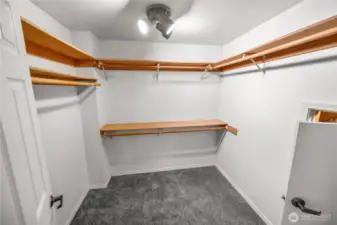 large walk in closet