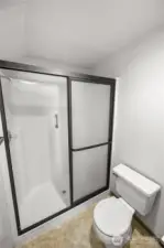 primary shower & facilities