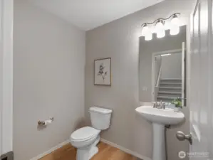 Main level half bath