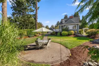 Garden looking to home