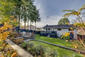 2nd view of terraced yard