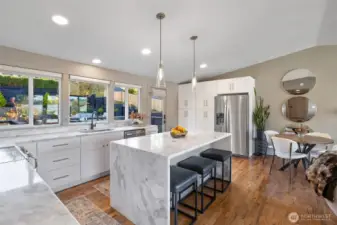 2nd view of gourmet kitchen