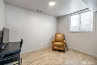 Bedroom #4 currently used as an office