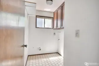 Laundry room on main floor.