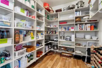 Large Walk-In Pantry.