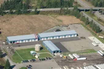 Early aerial of the development that is built out now.