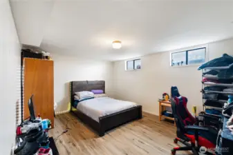 One of the 2 BR's in the basement