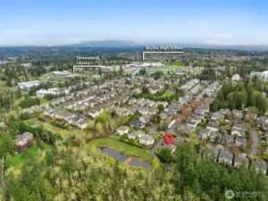 Just a few minutes to all the things you'll enjoy in Sammamish, schools, shopping, Library & YMCA