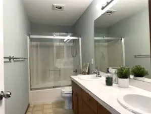 Hallway bathroom