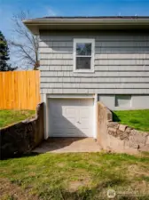 1 CAR GARAGE...OR STORAGE AREA