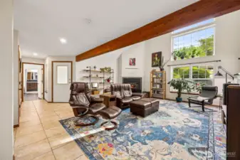 Master bedroom is down the hall.