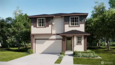 Artist rendering only.  Elements of the home can and will vary.