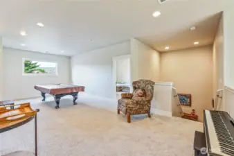 Billiard room