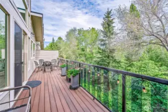 Deck facing Sand Canyon