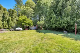 Well maintained Backyard