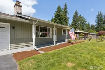 Front of home angle