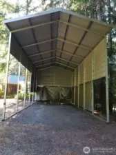 RV Parking stall with separate driveway