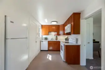 Kitchen updated about 10 years ago, appliances are in working order and stay with the home.
