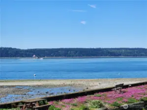 West Facing Beach Home. Nearly sitting on top of the water. Wow!