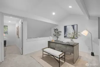 Bonus loft or office—perfect for working from home.