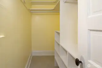Rare walk-in closet in a vintage home