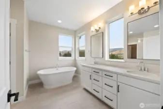 5 point luxurious spa like bath