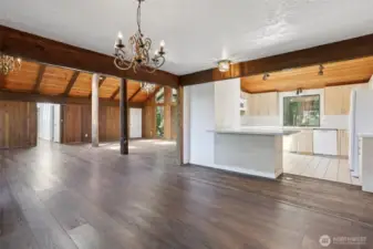 The kitchen has been remodeled in the past couple of years. Well thought out and tastefully displayed.