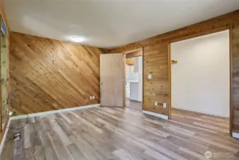 Bedroom #3 with large closet space-area
