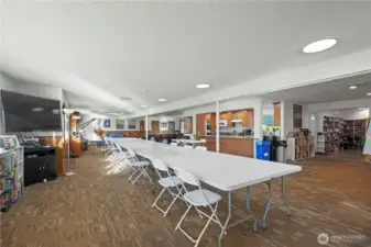 Enjoy the community’s large clubhouse, perfect for social gatherings or cozying up by the fireplace.