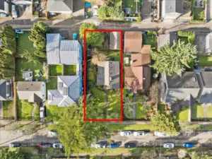 Tax records indicate lot dimensions are 50' x 120' - buyer to verify