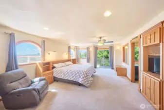 Spacious primary suite offering privacy and comfort.