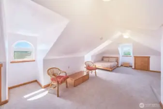 Lots of extra space here for an office or guests