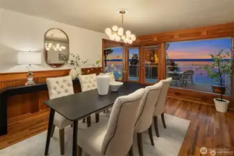 Host a lovely dinner party in your formal dining room.