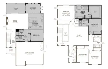 Square footage and dimensions are approximate, and drawings may not be to scale.