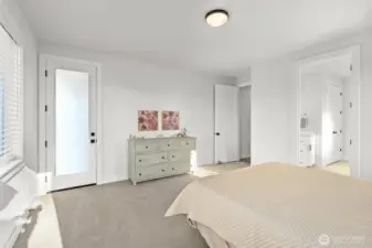 Wake up to beautiful natural light and step directly onto your private deck from the comfort of the primary suite—perfect for morning coffee or evening unwinding.