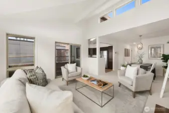 Vaulted ceilings...