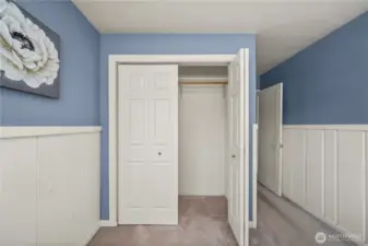 Large closet in primary.