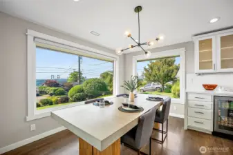 Large dining space